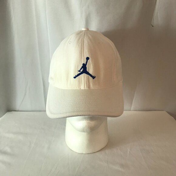 Jordan Dark Blue Flight Emblem Curved Bill L/XL Active Athletic Sport Cut Hat - Picture 2 of 8
